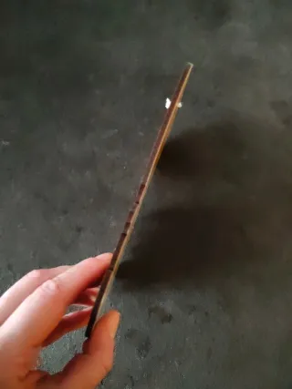 Angelo in legno da appendere con preghiera