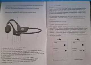 Auriculares Bluetooth Conducción Ósea Negros