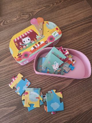 Puzzle Djeco Heladería 16 piezas