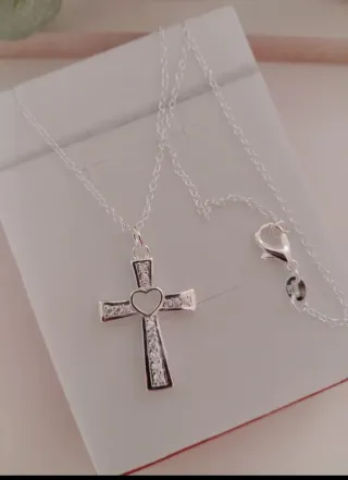 Collar Cruz Circonitas Plata 925