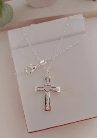 Collar Cruz Circonitas Plata 925