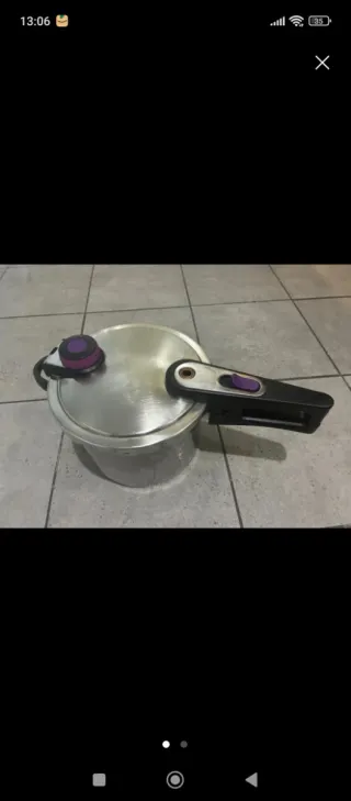 Olla a presión de acero inoxidable