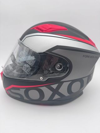 Casco Moto Integral Soxon ST-1000 Racing Red, L