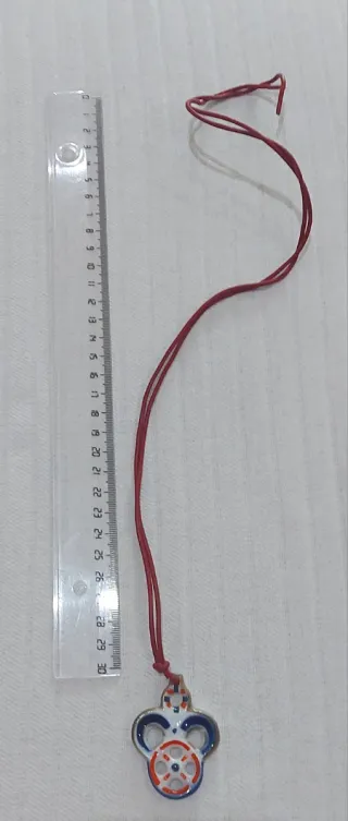 Colgante Cerámica Sargadelos Azul y rojo