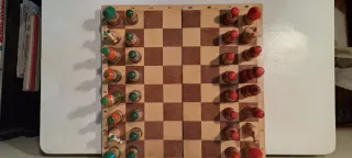 Scacchi Russi in Legno