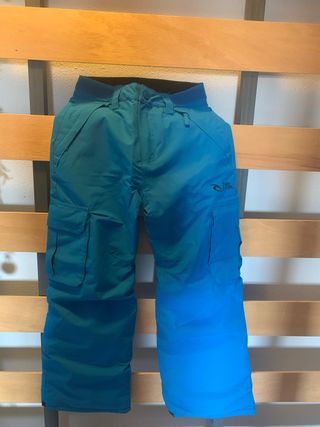 Conjunto de esquí azul y negro niño 10 años