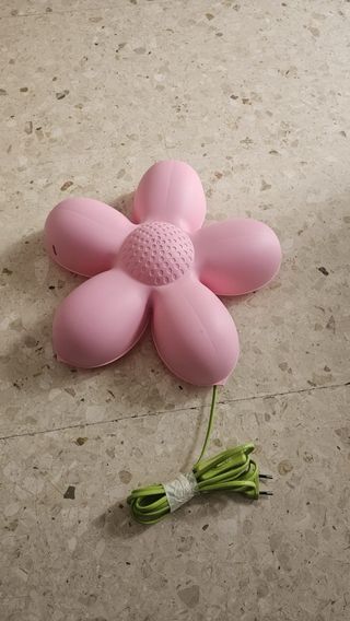 Lámpara Flor Rosa Decorativa