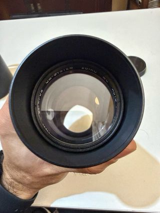 Olympus OM 200mm f4 con funda original