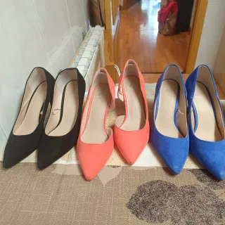 Lote 3 Zapatos Tacón H&M Talla 37