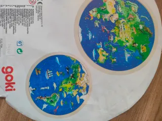 Puzzle Mundo Madera 2 en 1 Goki