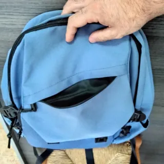 Mochila urbana 25L azul | Impermeable y cómoda