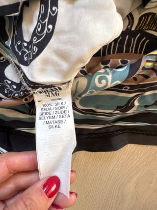 Camisa estilo japonés Mango multicolor