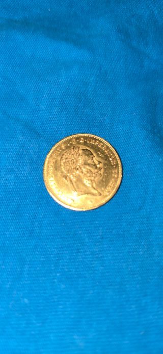 Austria 1892 – 4 Florines / 10 Francos ORO