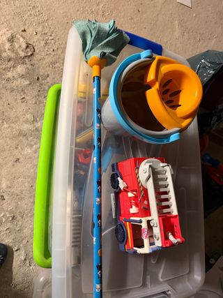 Cubo, Fregona y Camión Bomberos Sam