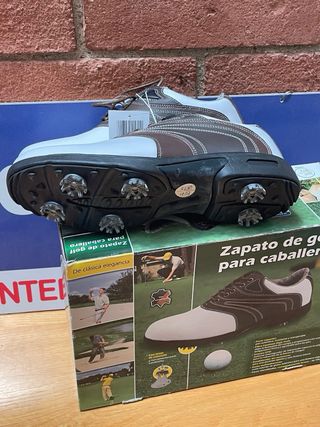Zapatos de Golf Marrón y Blanco Talla 41