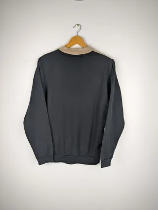 Sudadera Adidas V-Panel Beige y Negra