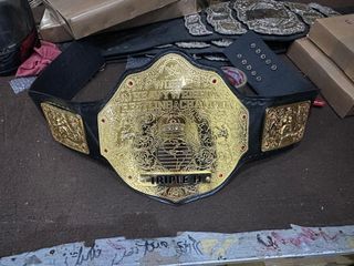 Cinture wrestling WWE, WWF e WCW title belt