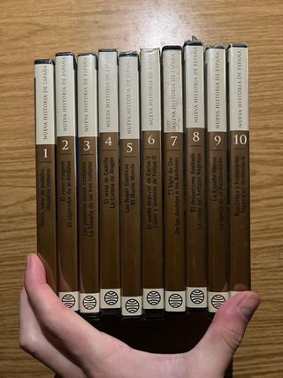 La Nueva Historia de España 10 libros y cds nuevos