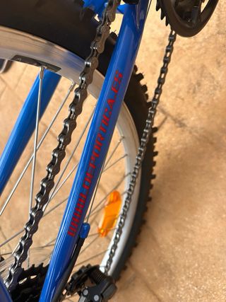 Bicicleta infantil azul