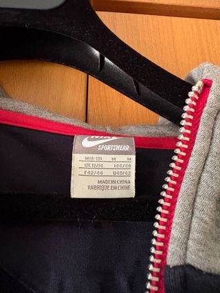 Sudadera Nike media cremallera color block