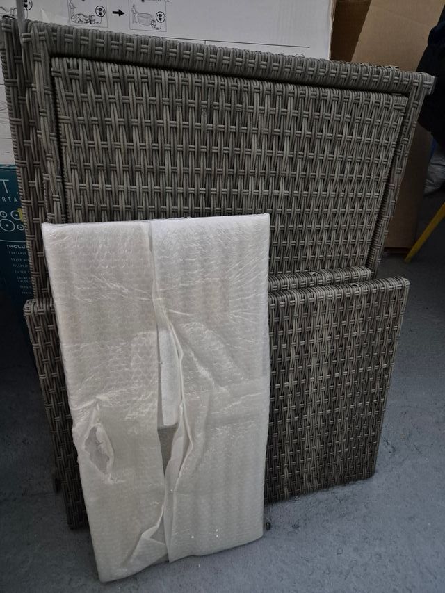 Mesa de fuego rectangular