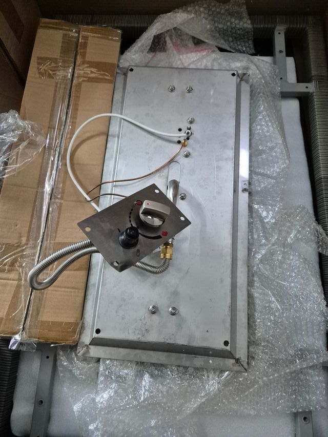 Mesa de fuego rectangular