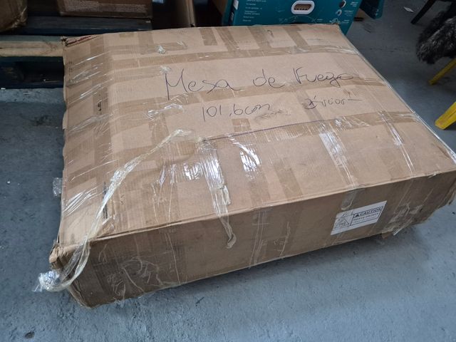 Mesa de fuego rectangular