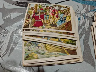 Lote 214 Cromos Cristóbal Colón Chocolate Juncosa