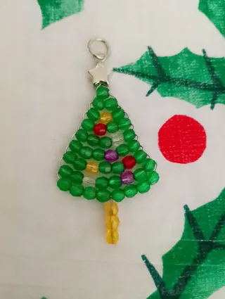 Colgante Artesanal Árbol Navideño