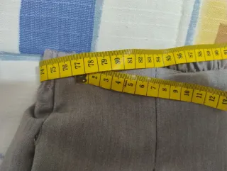 Pantalones bombachos negro y gris