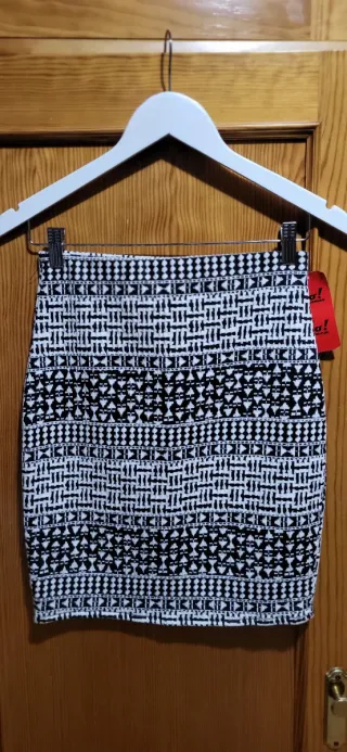 Falda estampado africano talla S