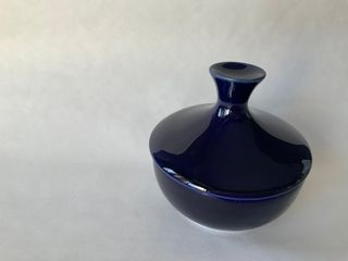 Joyero de porcelana azul