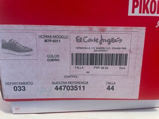 Botín de cuero marrón, nuevo a estrenar en su caja