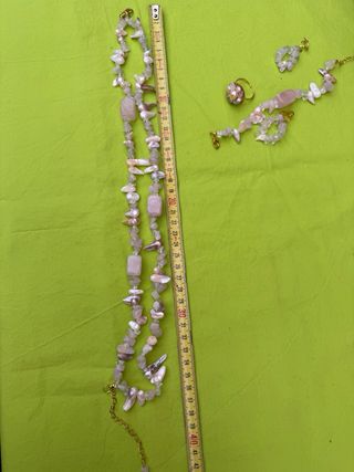 Parure collana, orecchini e anello + omaggio