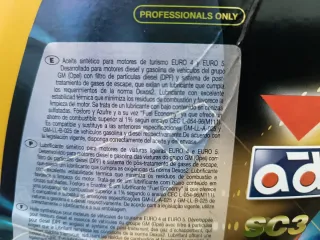 Aceite 5W30 SC3 Para BMW,Volkswagen,General Motor