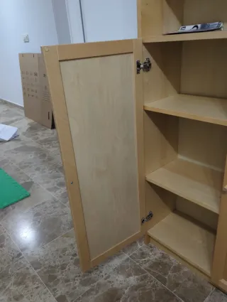 2 Librerías Billy/Oxberg Roble Ikea