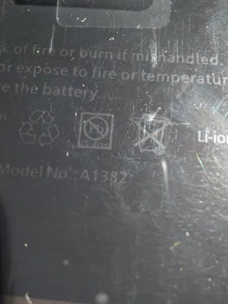 Batería MacBook Pro A1382