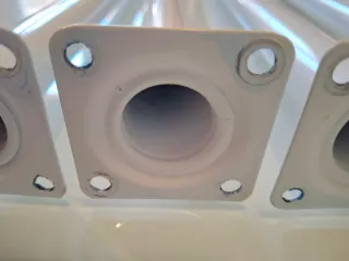 4 Patas Mesa Redondas Blancas 75cm