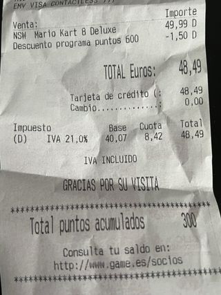 Juego Nintendo Switch Mario Kart 8 Deluxe