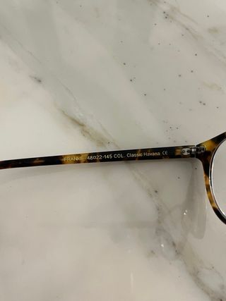 Montatura occhiali tartarugata