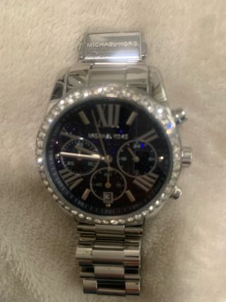 Reloj Michael Kors Plata Esfera Azul