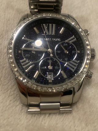 Reloj Michael Kors Plata Esfera Azul