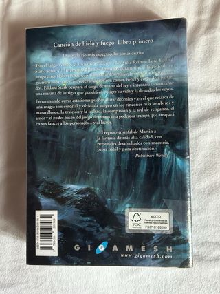 Canción de hielo y fuego: Juego de tronos 1