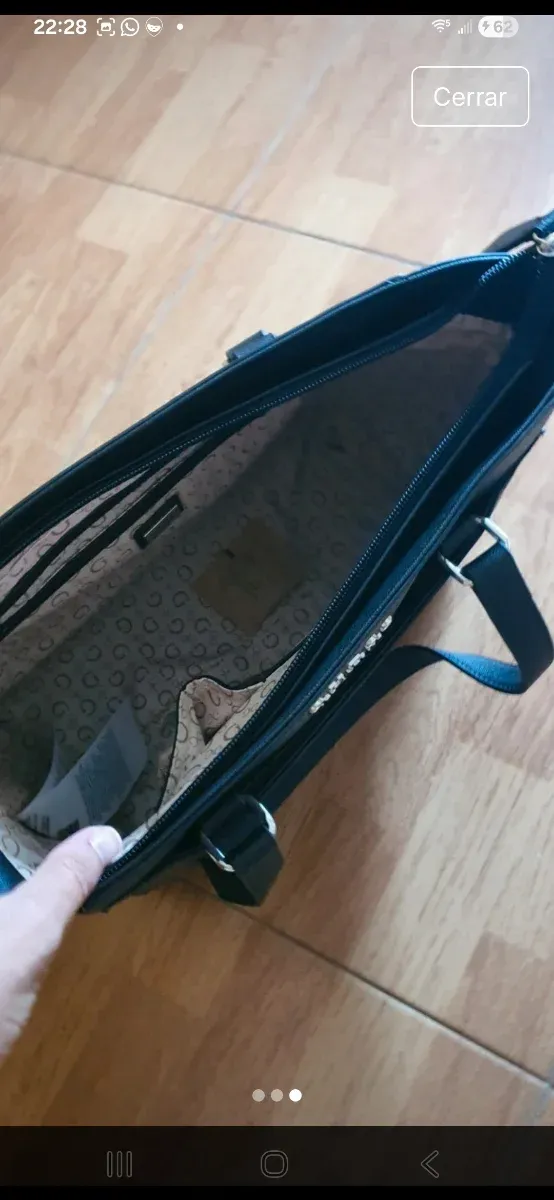 Bolso Guess Negro/Gris