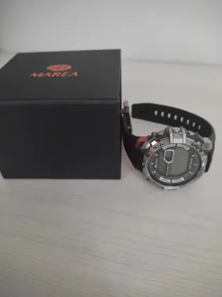 Reloj Marea B44084/1 Negro y Plateado