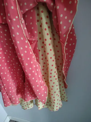 Falda y corpiño flamenco lunares