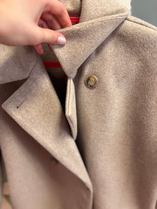 Abrigo corto Zara beige