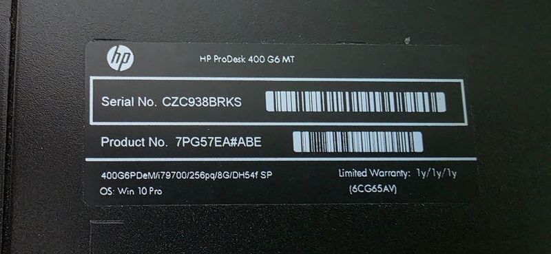 PC HP ProDesk i7 + GTX 1660 SUPER afbeelding 6