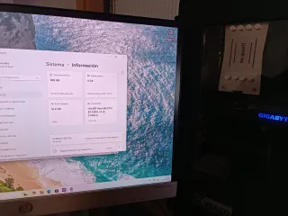 PC Gaming xeon e3 + GTX 1070 Ti + Monitor HP 22"