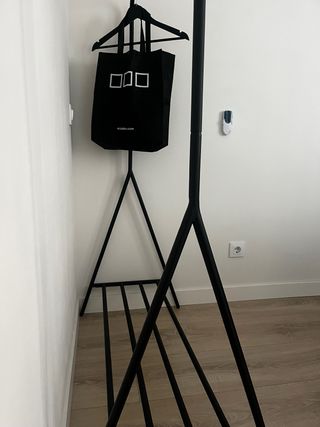 Perchero - burro Acero negro mate tipo industrial